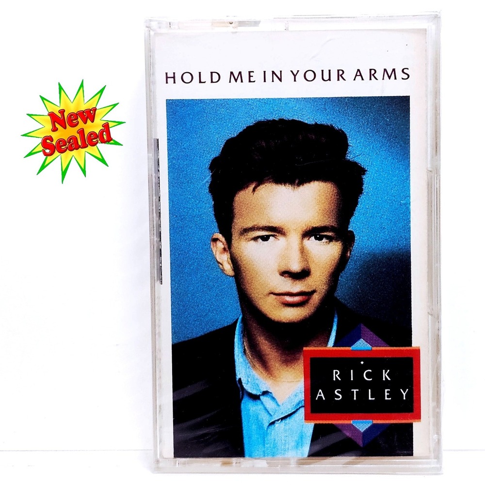 Rick Astley Hold Me In Your Arms Cassette Tape 1988 RCA Pop‎ NWT